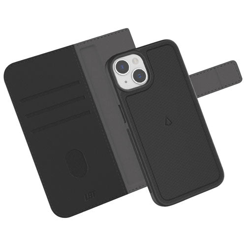 LBT Switch Wallet Case with MagSafe for iPhone 15 - Black