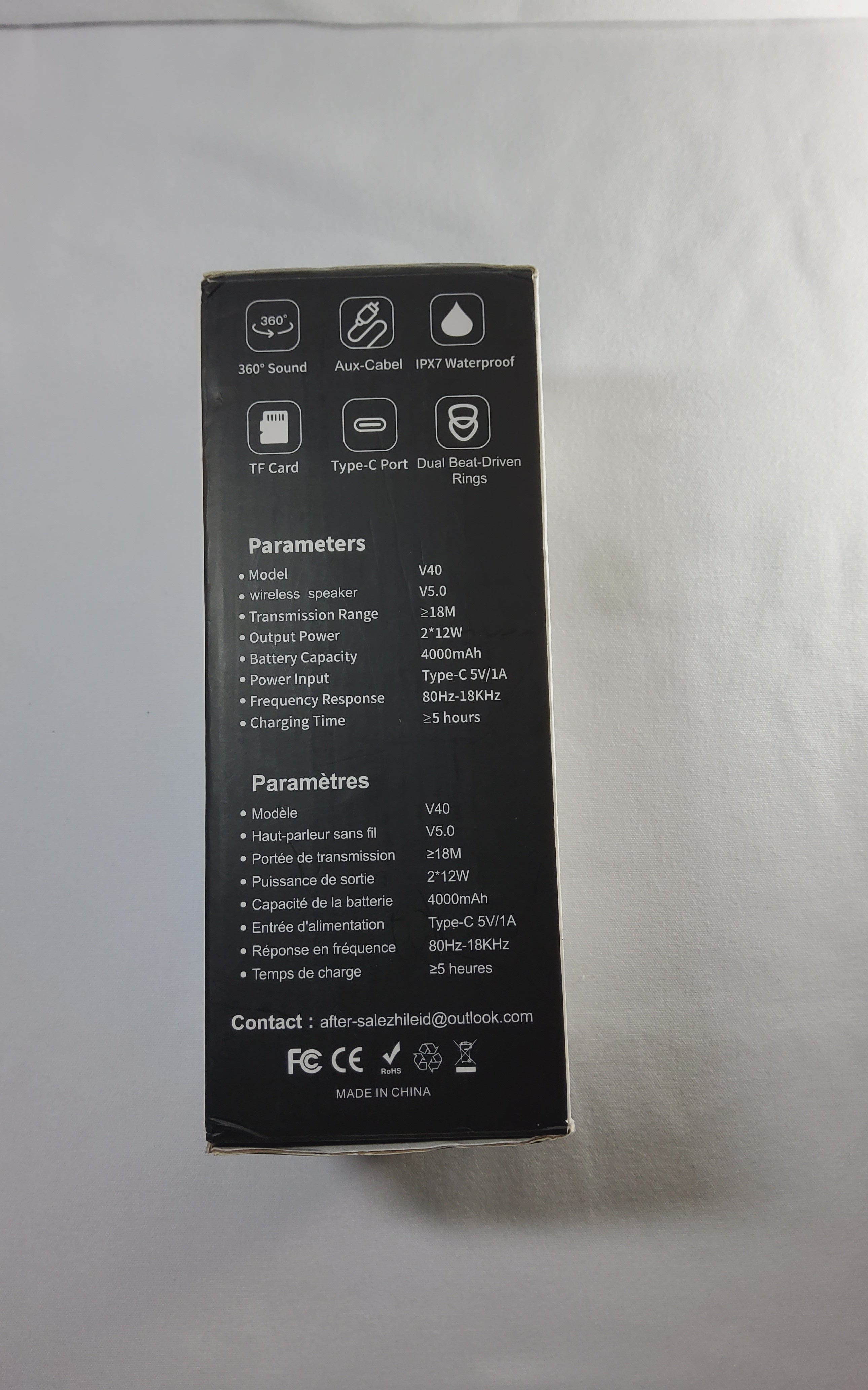 Vanzon V40 Bluetooth Speakers Brand New (Portable Wireless IPX7 Waterproof)