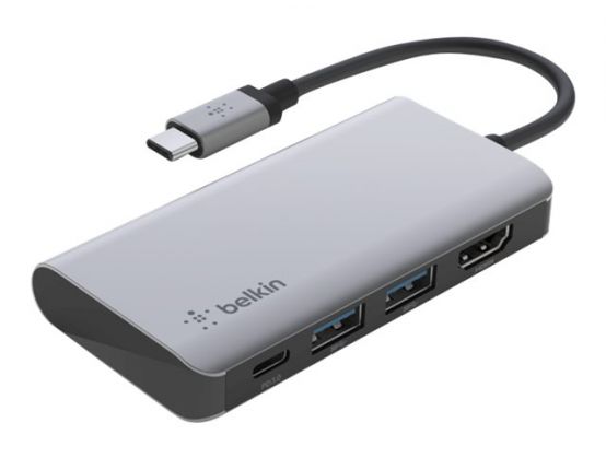 Belkin USB-C 4-in-1 Multiport HUB Adapter (Connect)