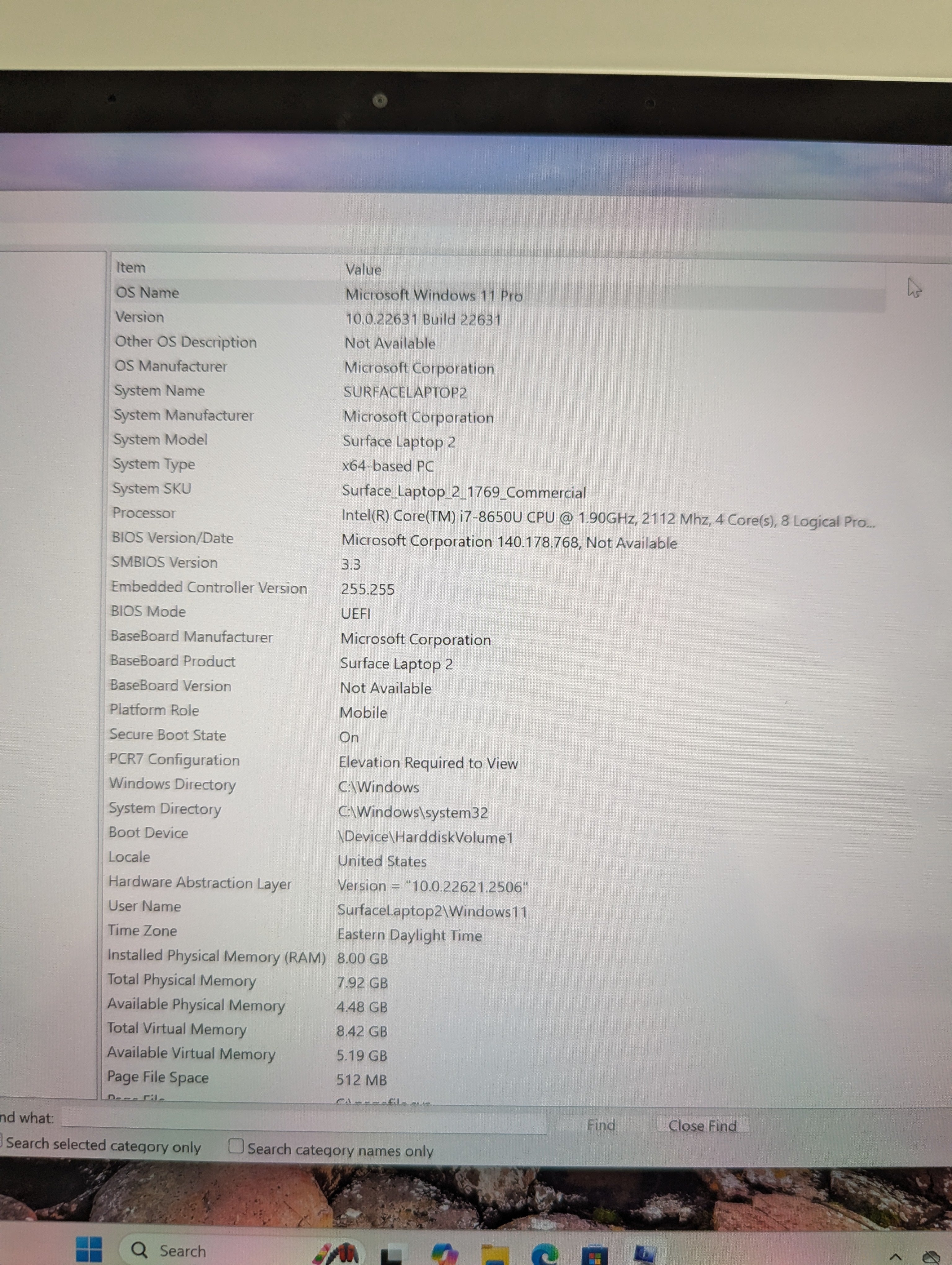 Microsoft Surface Laptop 2 (2018): 13.5" Touchscreen (Intel i7/8GB RAM/256GB SSD (Pre-Owned)