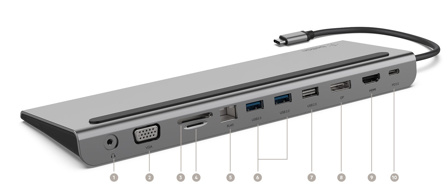 Belkin USB-C 11-in-1 Multiport Dock (Connect)