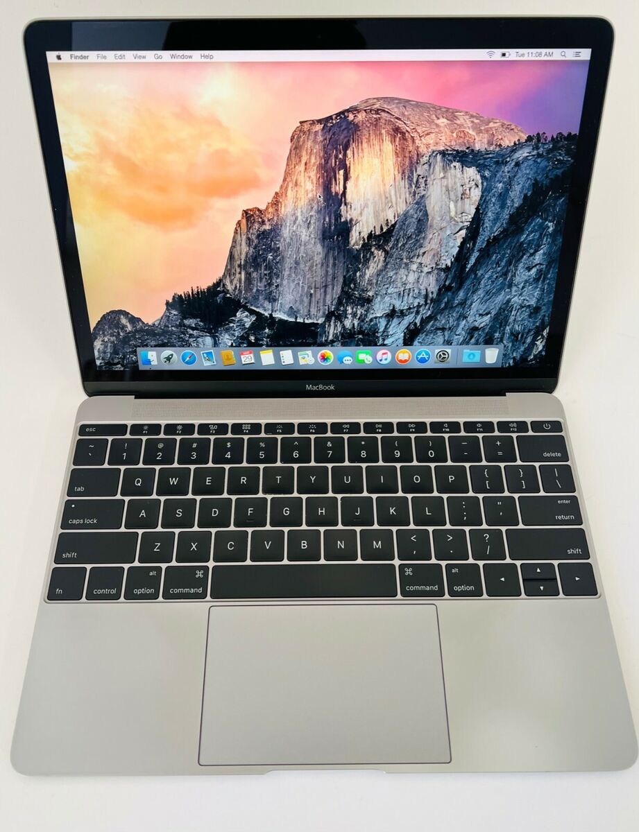Macbook 12" A1534 8GB RAM/256GB SSD (Year 2015) MacOS BigSur (Pre-owned)