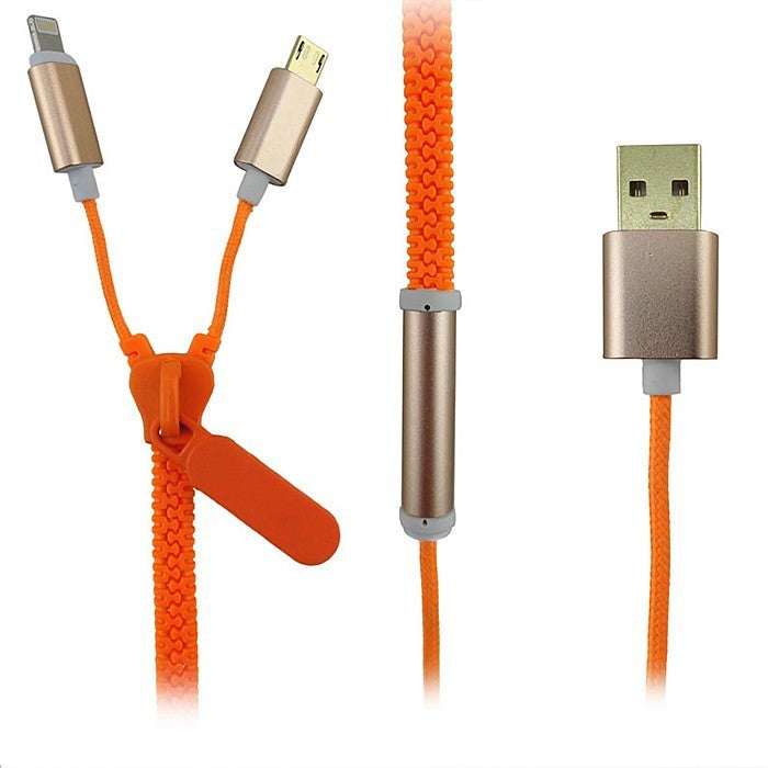 Zipper Data Cable 35 Core (Apple, Android) freeshipping - SmartTech Deals