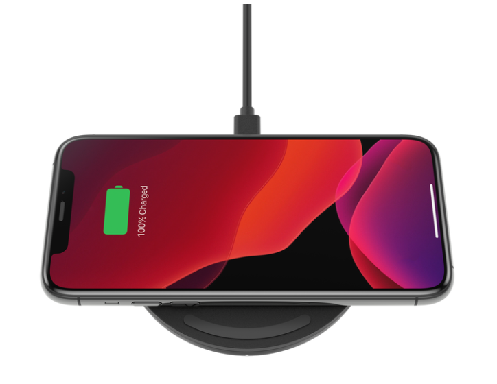 10W Wireless Charging Pad + QC 3.0 Wall Charger + Cable