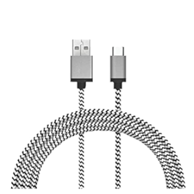 LBT 1 Feet Braided Cable (USB-A to USB-C Cable) LBT