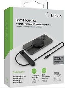 Portable Wireless Charger Pad with MagSafe