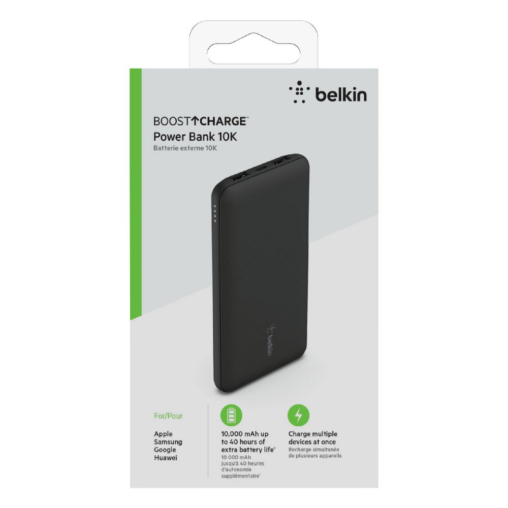 Power Bank 10K (Boost Charge) for Apple and Samsung Phones